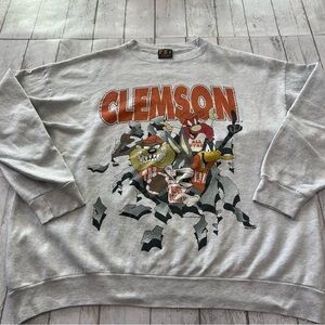 TSI Vintage Clemson Crewneck Made in the USA 1994 Sz XL